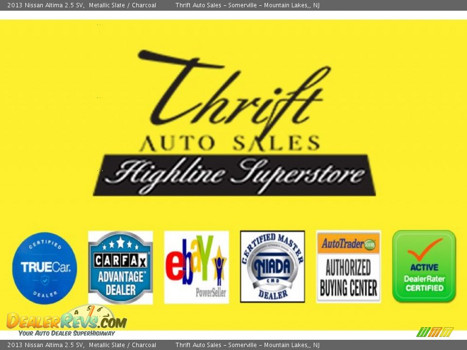2013 Nissan Altima 2.5 SV Metallic Slate / Charcoal Photo #2