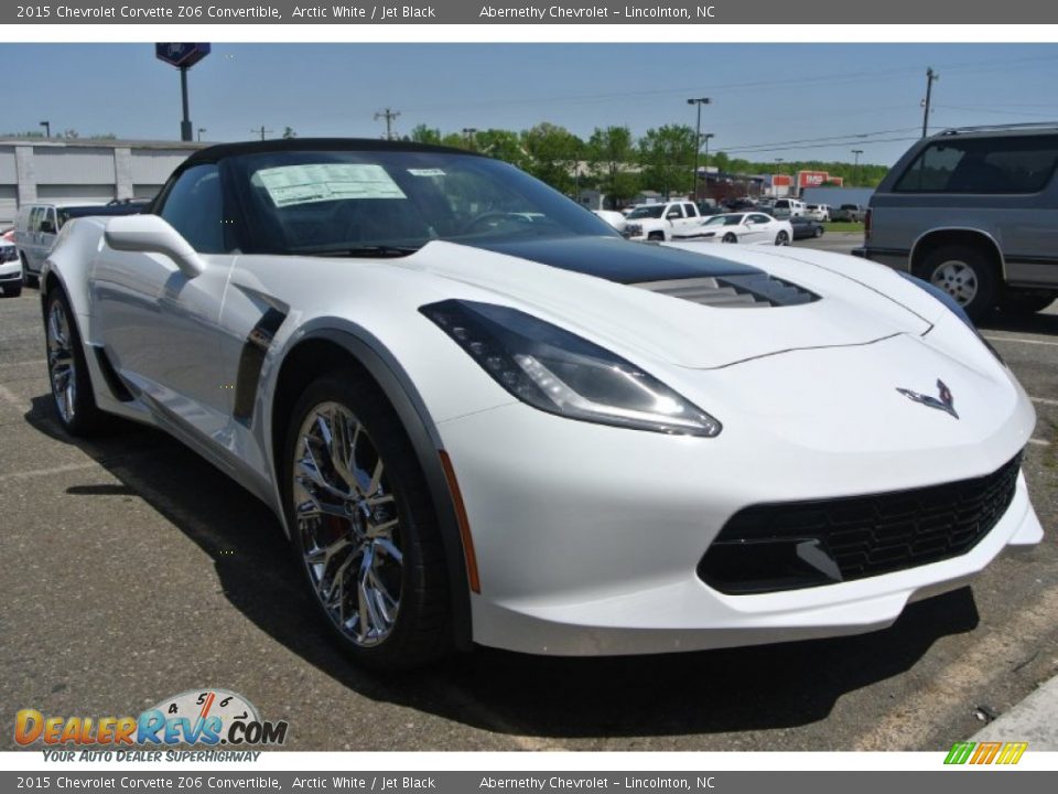 2015 Chevrolet Corvette Z06 Convertible Arctic White / Jet Black Photo #1