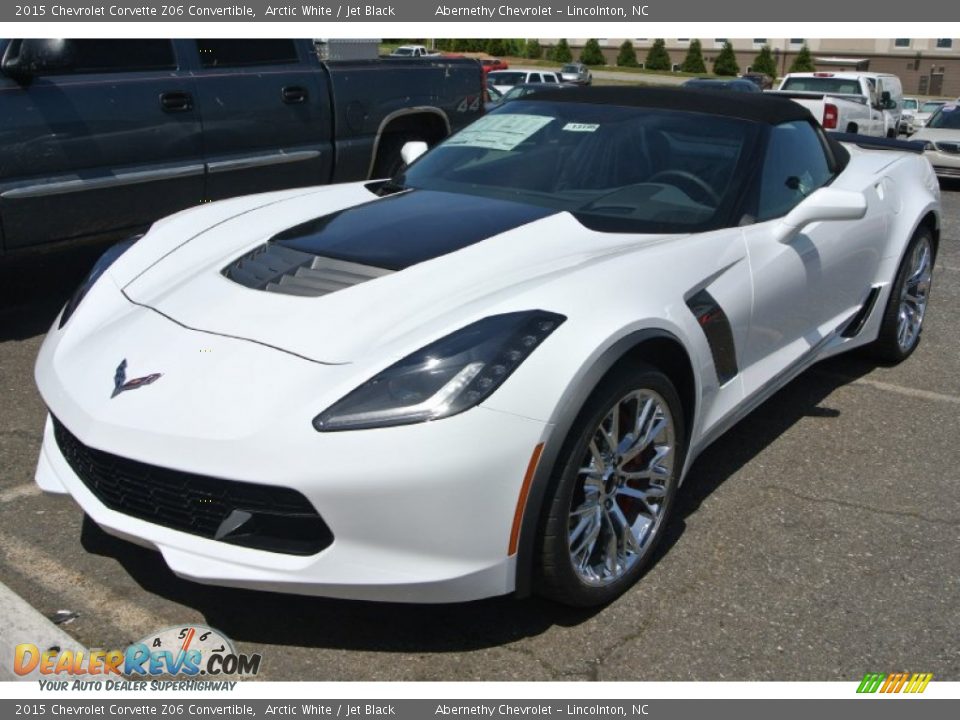 2015 Chevrolet Corvette Z06 Convertible Arctic White / Jet Black Photo #2