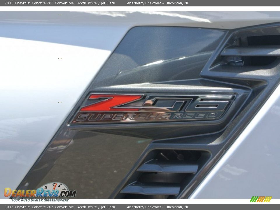 2015 Chevrolet Corvette Z06 Convertible Arctic White / Jet Black Photo #7