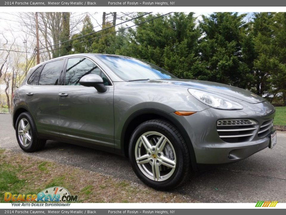 2014 Porsche Cayenne Meteor Grey Metallic / Black Photo #8