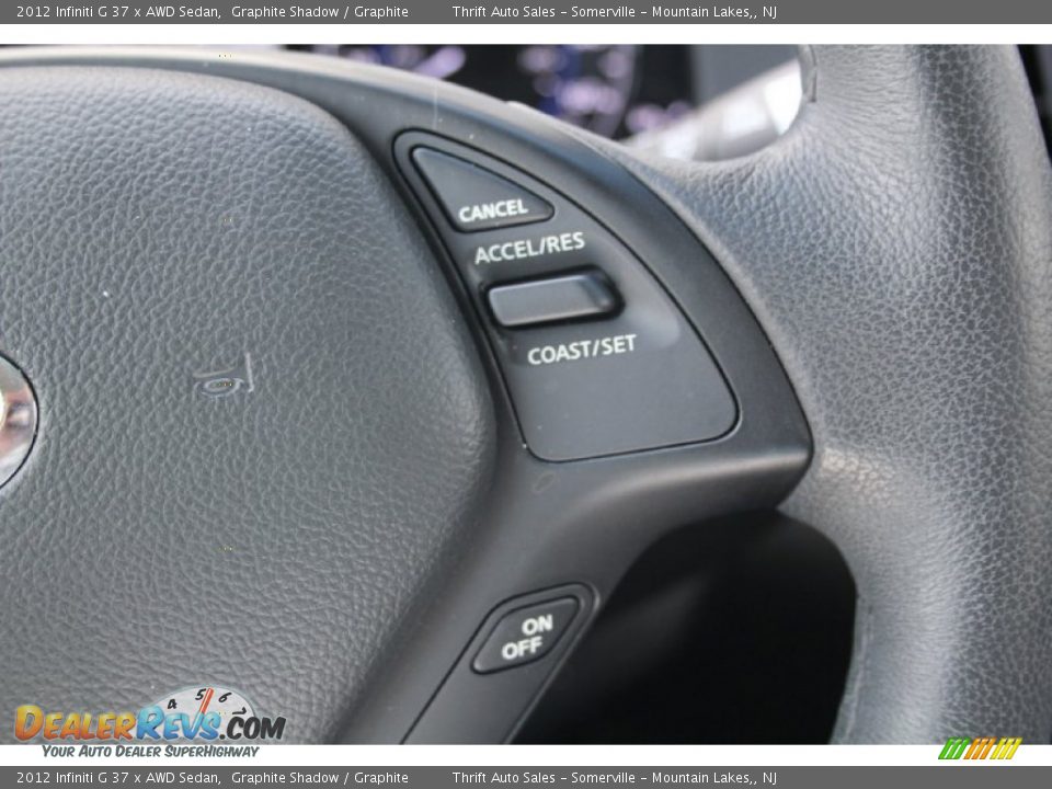 2012 Infiniti G 37 x AWD Sedan Graphite Shadow / Graphite Photo #24