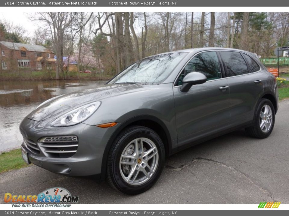 2014 Porsche Cayenne Meteor Grey Metallic / Black Photo #1