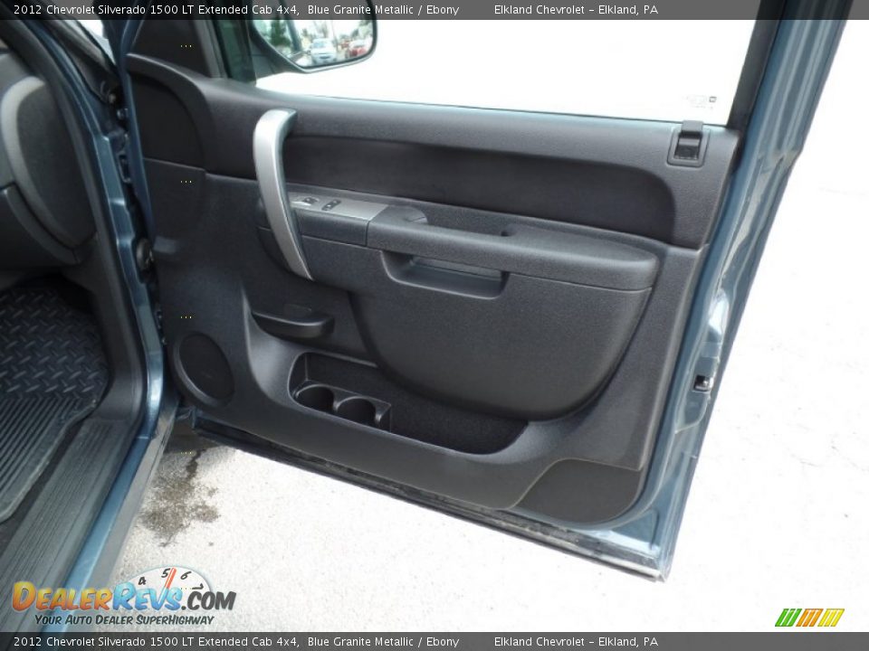 2012 Chevrolet Silverado 1500 LT Extended Cab 4x4 Blue Granite Metallic / Ebony Photo #13