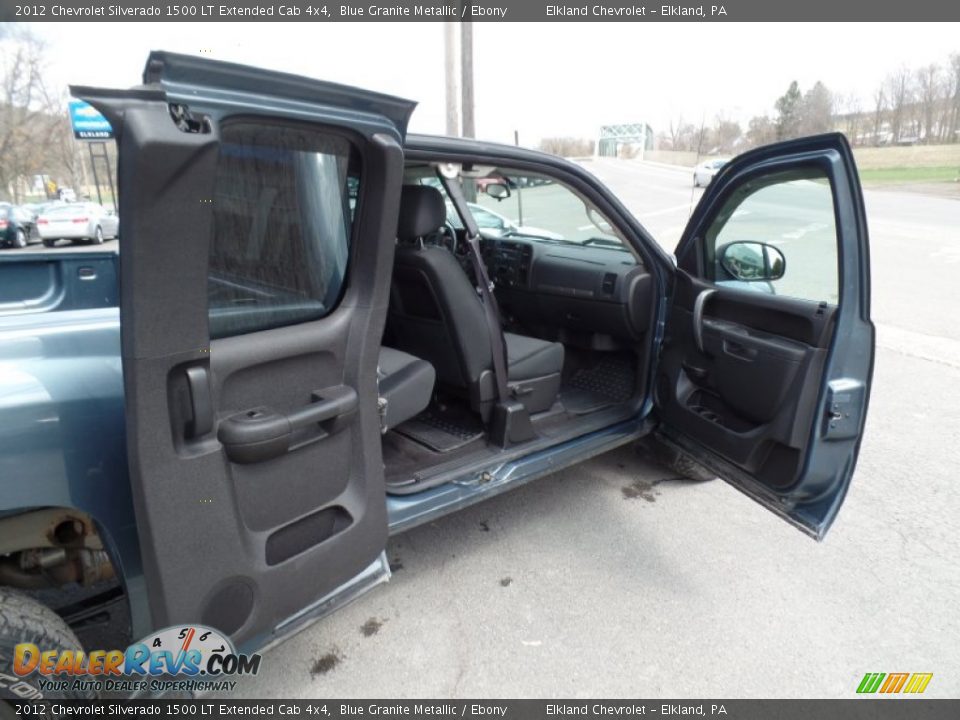 2012 Chevrolet Silverado 1500 LT Extended Cab 4x4 Blue Granite Metallic / Ebony Photo #17