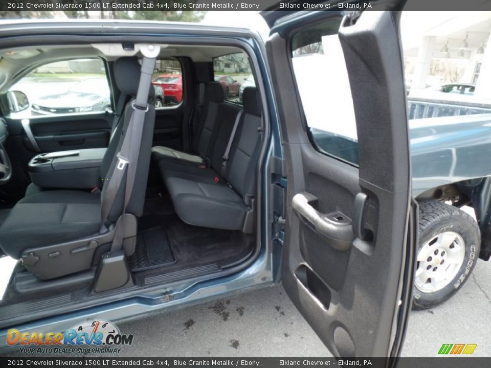 2012 Chevrolet Silverado 1500 LT Extended Cab 4x4 Blue Granite Metallic / Ebony Photo #21