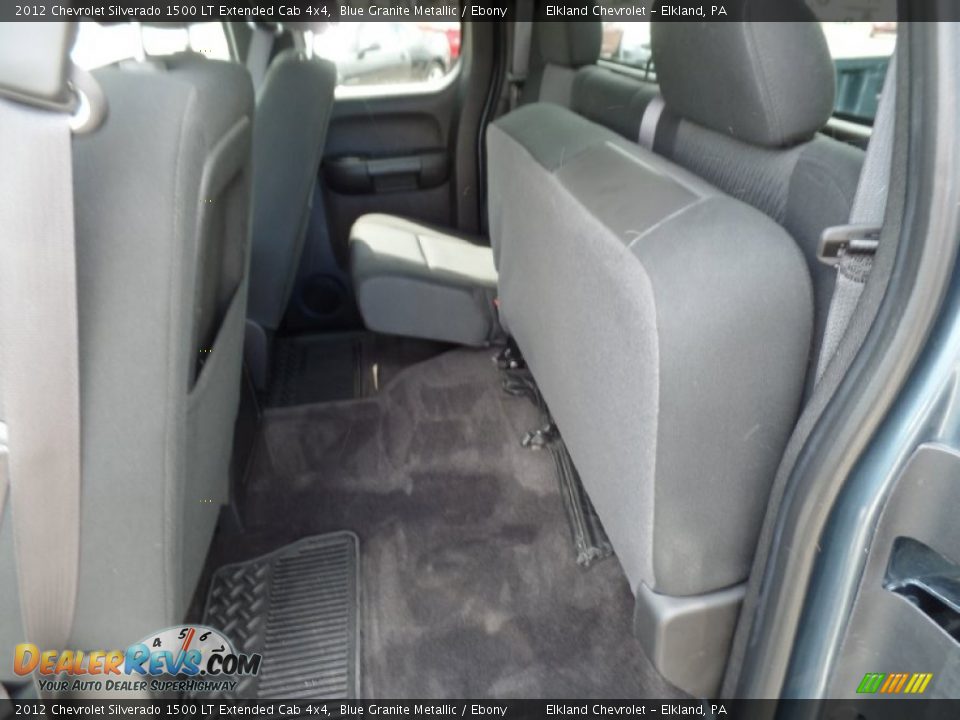 2012 Chevrolet Silverado 1500 LT Extended Cab 4x4 Blue Granite Metallic / Ebony Photo #22