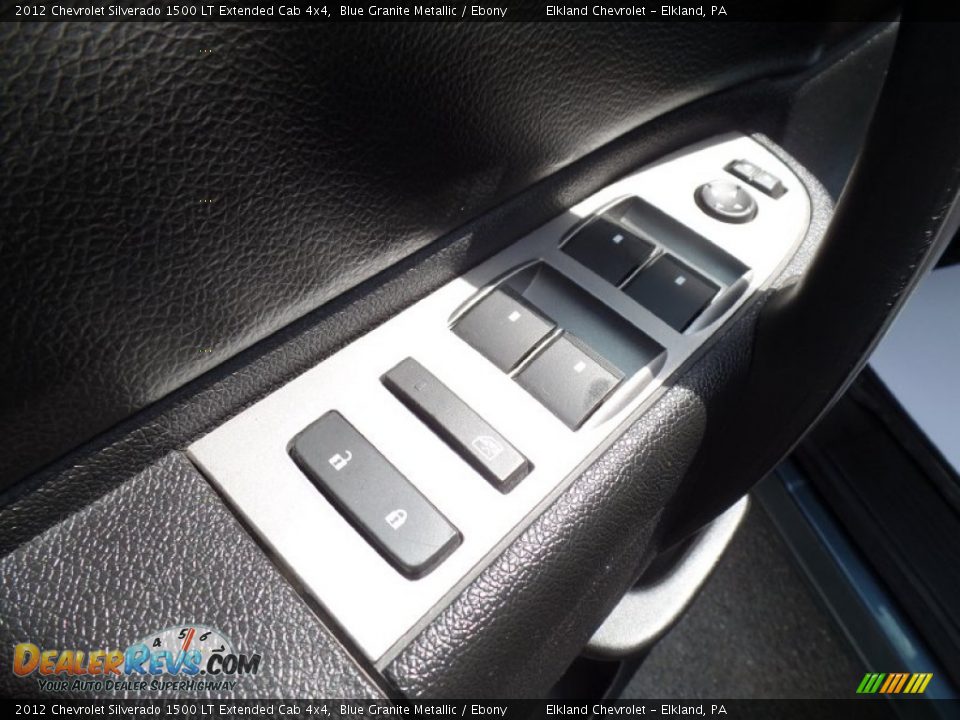 2012 Chevrolet Silverado 1500 LT Extended Cab 4x4 Blue Granite Metallic / Ebony Photo #24
