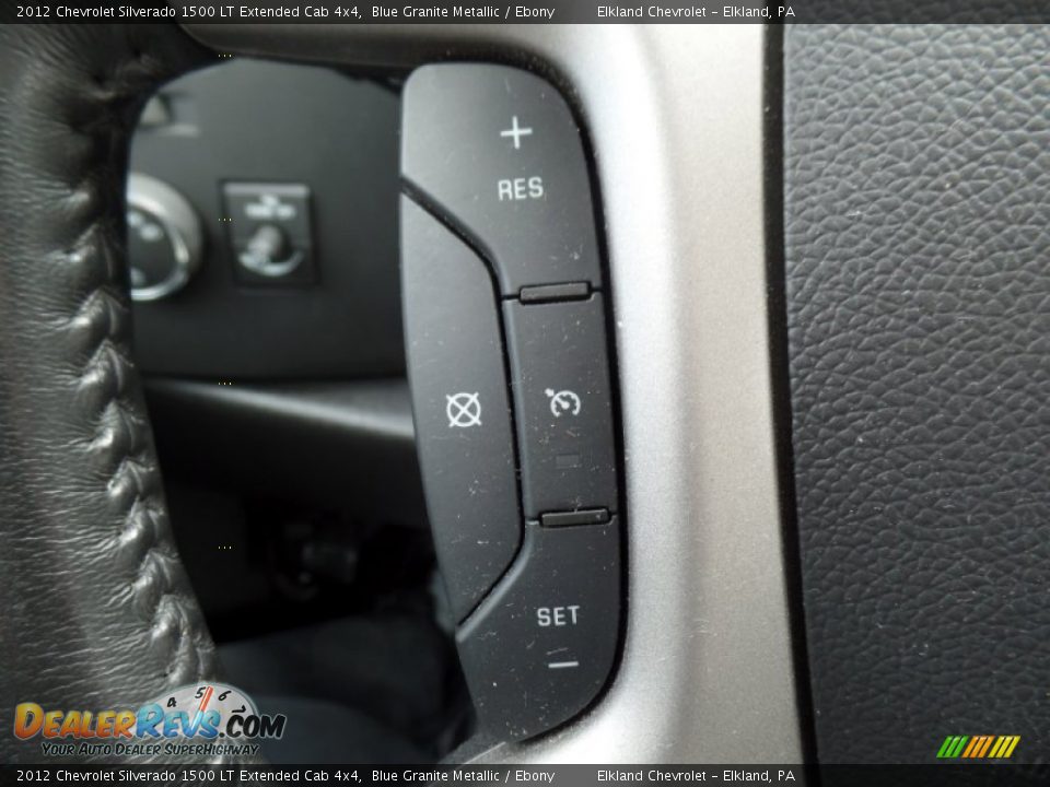 2012 Chevrolet Silverado 1500 LT Extended Cab 4x4 Blue Granite Metallic / Ebony Photo #32