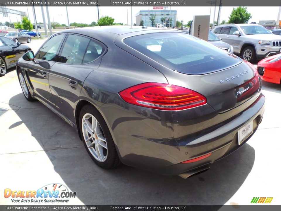2014 Porsche Panamera 4 Agate Grey Metallic / Black Photo #6