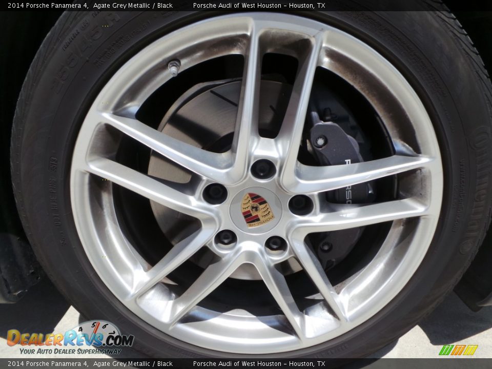 2014 Porsche Panamera 4 Agate Grey Metallic / Black Photo #8