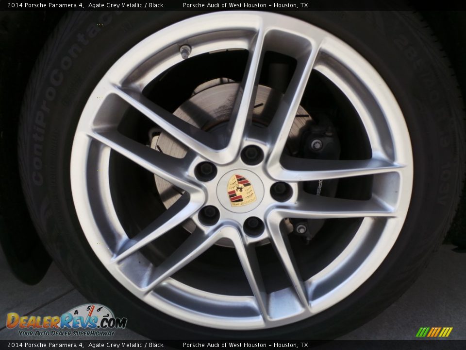 2014 Porsche Panamera 4 Agate Grey Metallic / Black Photo #10
