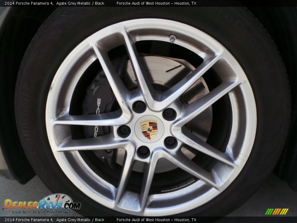 2014 Porsche Panamera 4 Agate Grey Metallic / Black Photo #12
