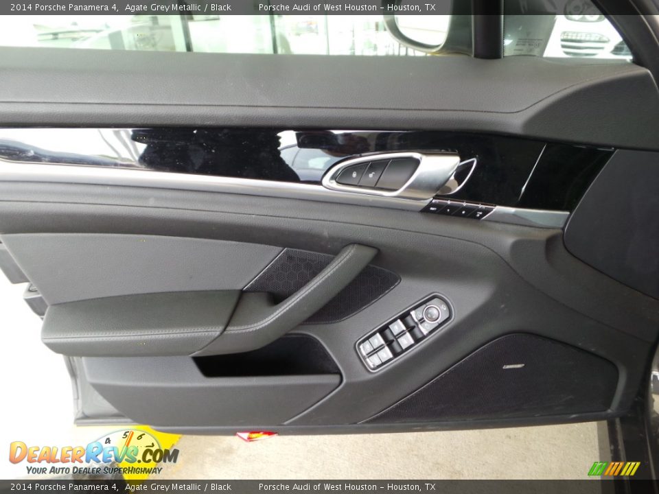 2014 Porsche Panamera 4 Agate Grey Metallic / Black Photo #13