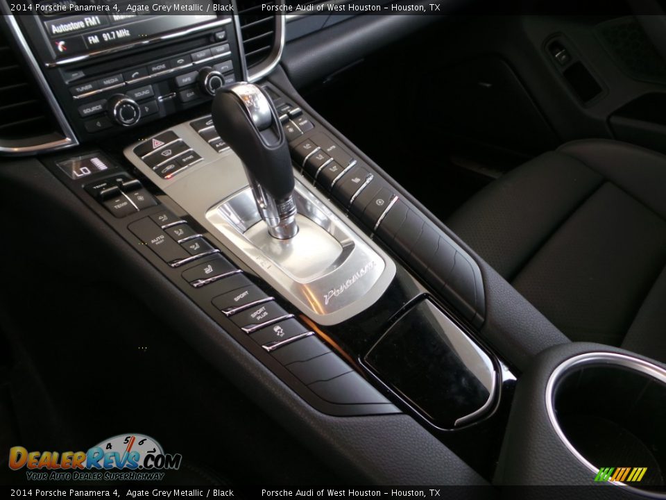2014 Porsche Panamera 4 Agate Grey Metallic / Black Photo #18