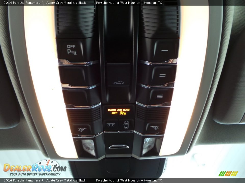 2014 Porsche Panamera 4 Agate Grey Metallic / Black Photo #21