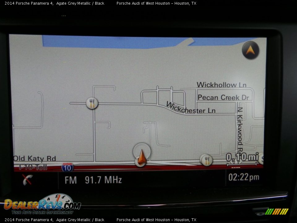 2014 Porsche Panamera 4 Agate Grey Metallic / Black Photo #25