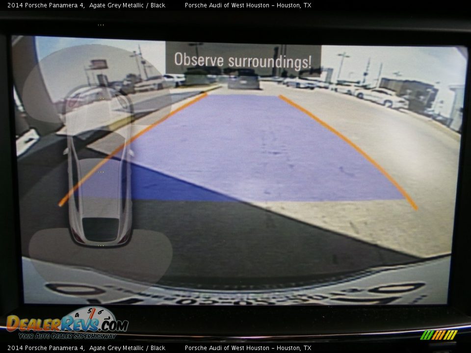 2014 Porsche Panamera 4 Agate Grey Metallic / Black Photo #26