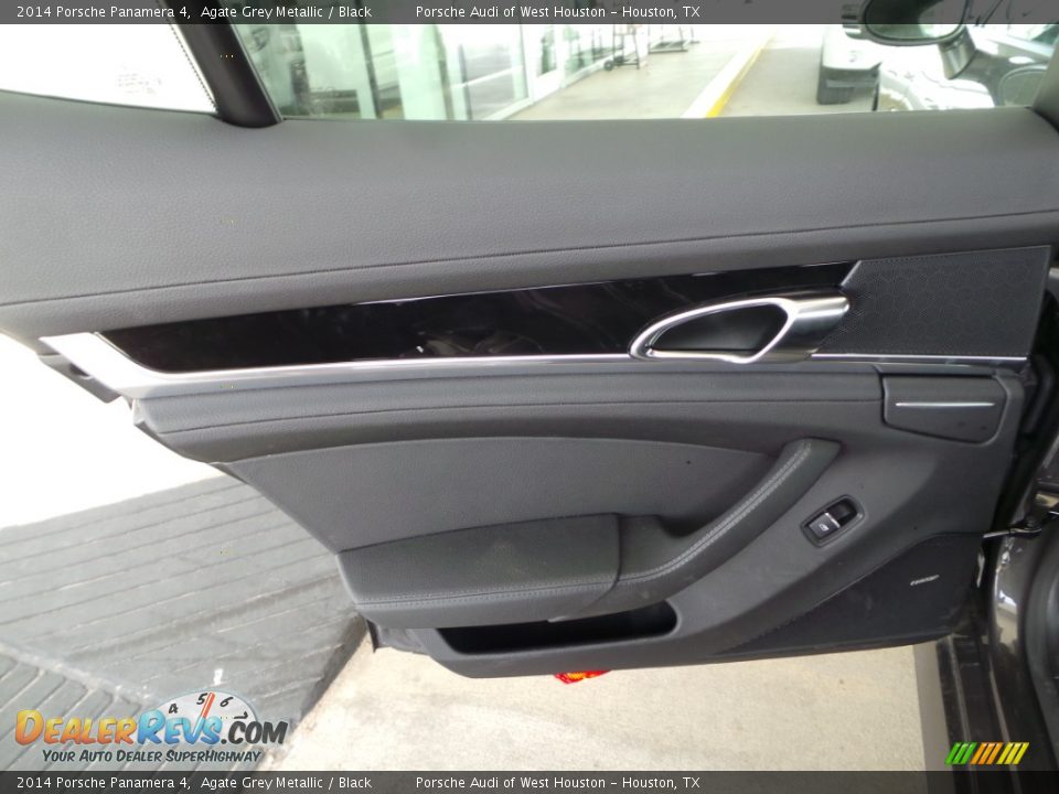 2014 Porsche Panamera 4 Agate Grey Metallic / Black Photo #30
