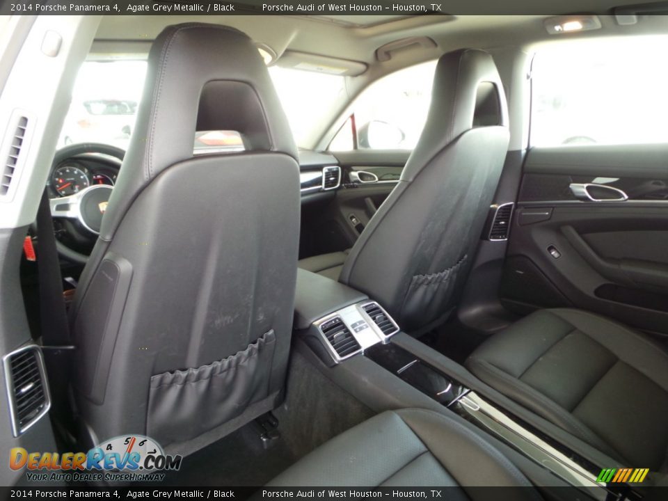 2014 Porsche Panamera 4 Agate Grey Metallic / Black Photo #31