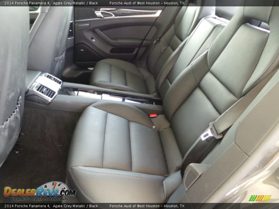 2014 Porsche Panamera 4 Agate Grey Metallic / Black Photo #32