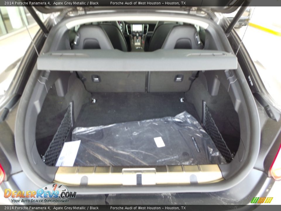 2014 Porsche Panamera 4 Agate Grey Metallic / Black Photo #34