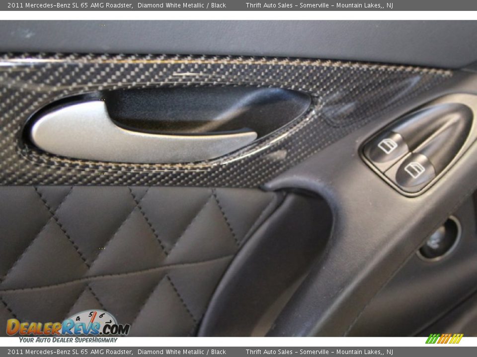 2011 Mercedes-Benz SL 65 AMG Roadster Diamond White Metallic / Black Photo #24