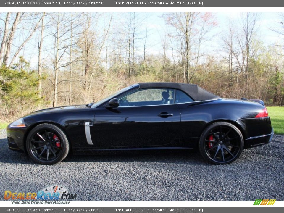 Ebony Black 2009 Jaguar XK XKR Convertible Photo #2