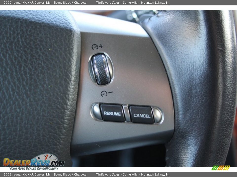 2009 Jaguar XK XKR Convertible Ebony Black / Charcoal Photo #18