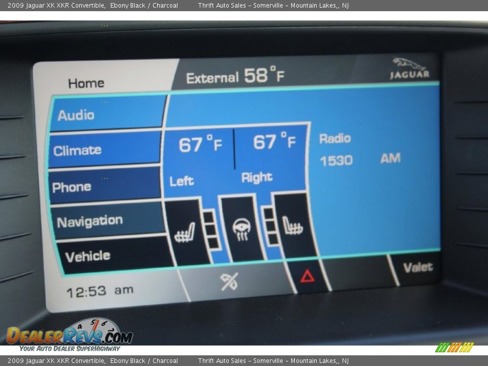2009 Jaguar XK XKR Convertible Ebony Black / Charcoal Photo #19