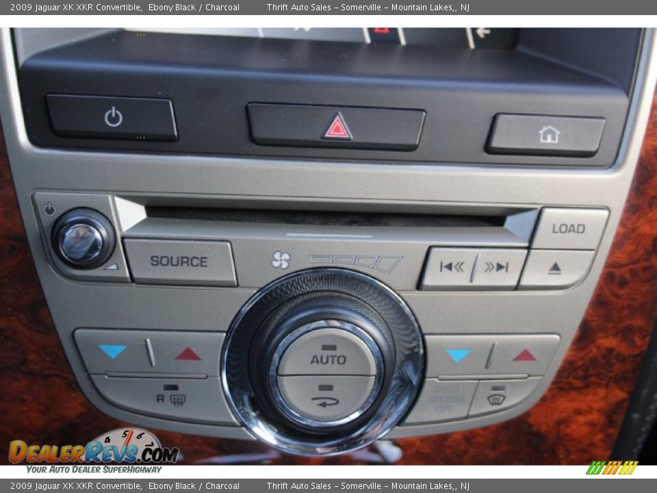 2009 Jaguar XK XKR Convertible Ebony Black / Charcoal Photo #23