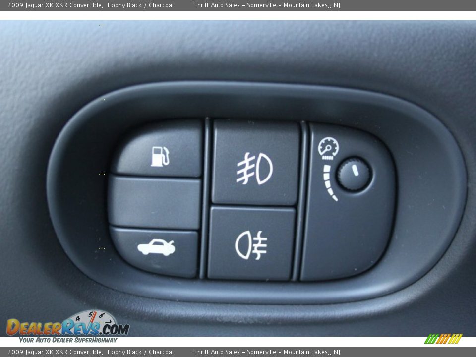 2009 Jaguar XK XKR Convertible Ebony Black / Charcoal Photo #25