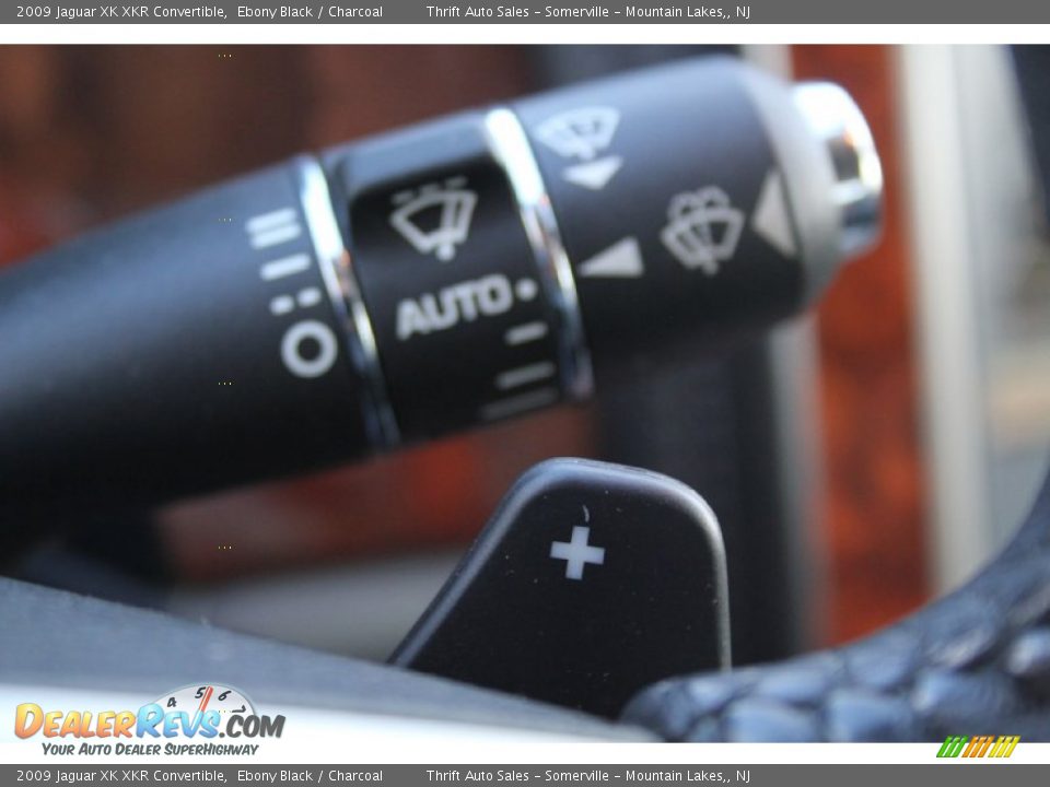2009 Jaguar XK XKR Convertible Ebony Black / Charcoal Photo #26
