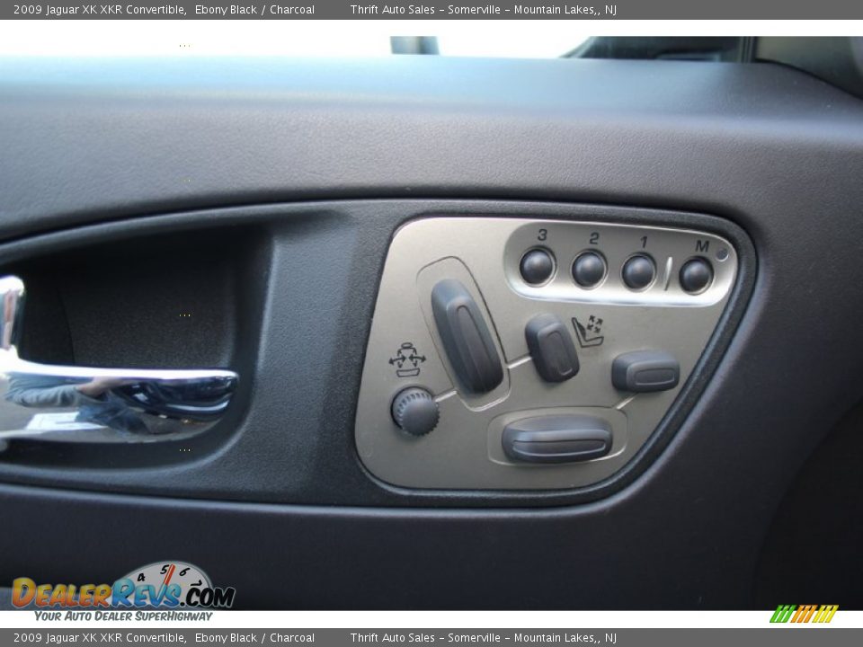 2009 Jaguar XK XKR Convertible Ebony Black / Charcoal Photo #28