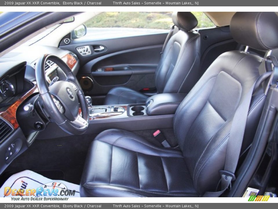 2009 Jaguar XK XKR Convertible Ebony Black / Charcoal Photo #31
