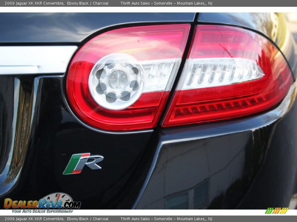 2009 Jaguar XK XKR Convertible Ebony Black / Charcoal Photo #33