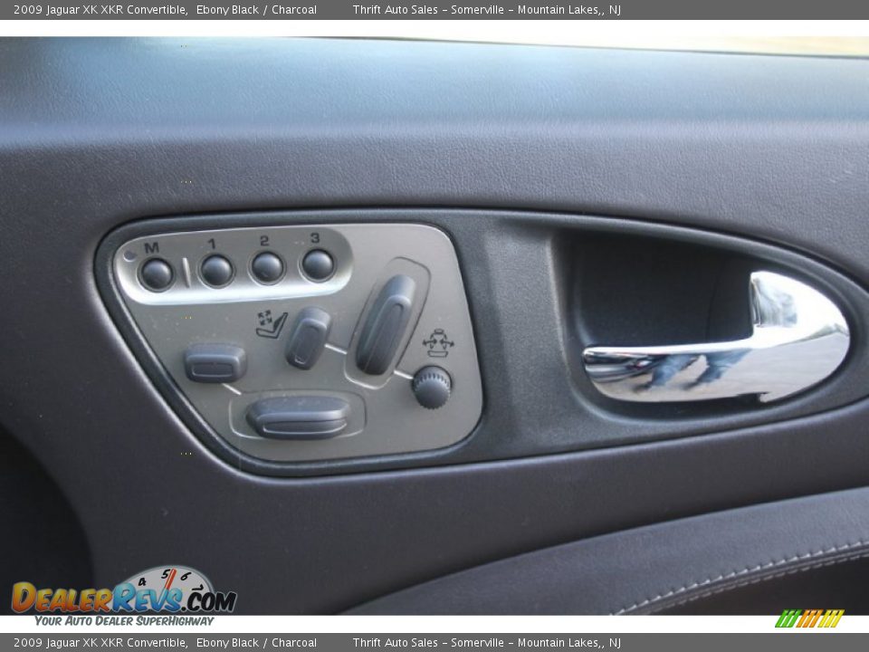 2009 Jaguar XK XKR Convertible Ebony Black / Charcoal Photo #35
