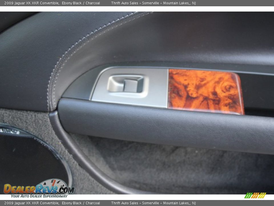 2009 Jaguar XK XKR Convertible Ebony Black / Charcoal Photo #36