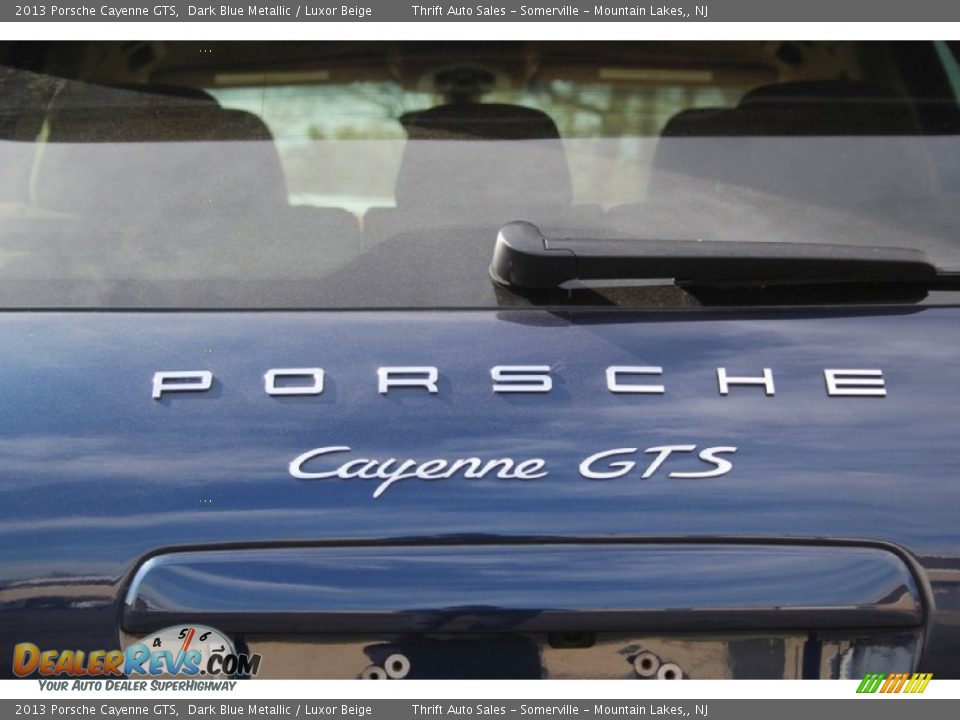 2013 Porsche Cayenne GTS Dark Blue Metallic / Luxor Beige Photo #9