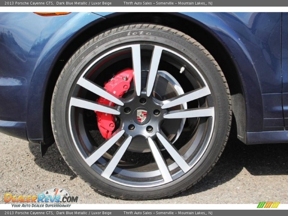 2013 Porsche Cayenne GTS Dark Blue Metallic / Luxor Beige Photo #10