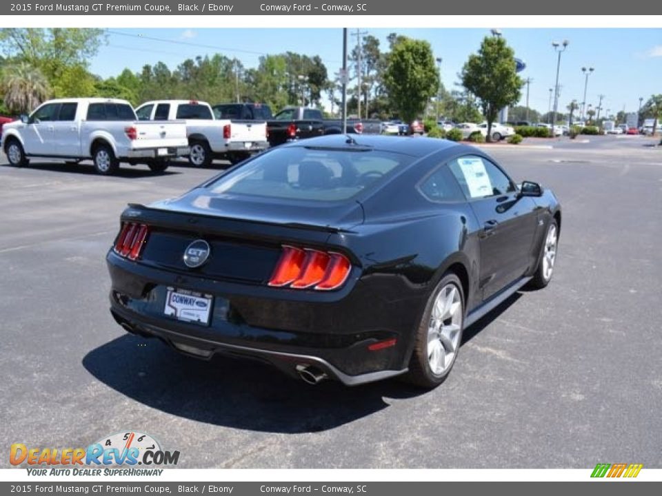 2015 Ford Mustang GT Premium Coupe Black / Ebony Photo #5