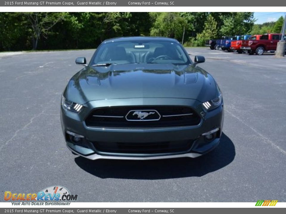 2015 Ford Mustang GT Premium Coupe Guard Metallic / Ebony Photo #2