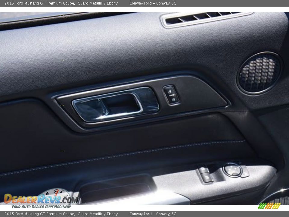 2015 Ford Mustang GT Premium Coupe Guard Metallic / Ebony Photo #16