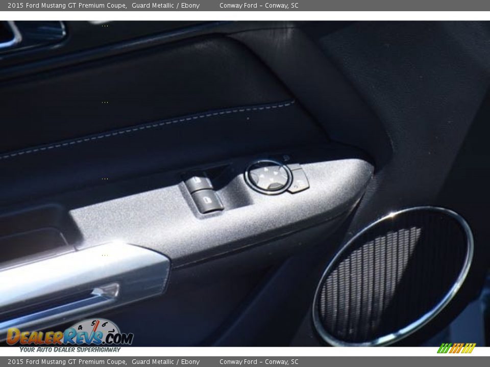 2015 Ford Mustang GT Premium Coupe Guard Metallic / Ebony Photo #17