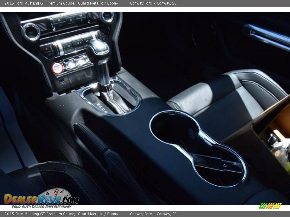 2015 Ford Mustang GT Premium Coupe Guard Metallic / Ebony Photo #26