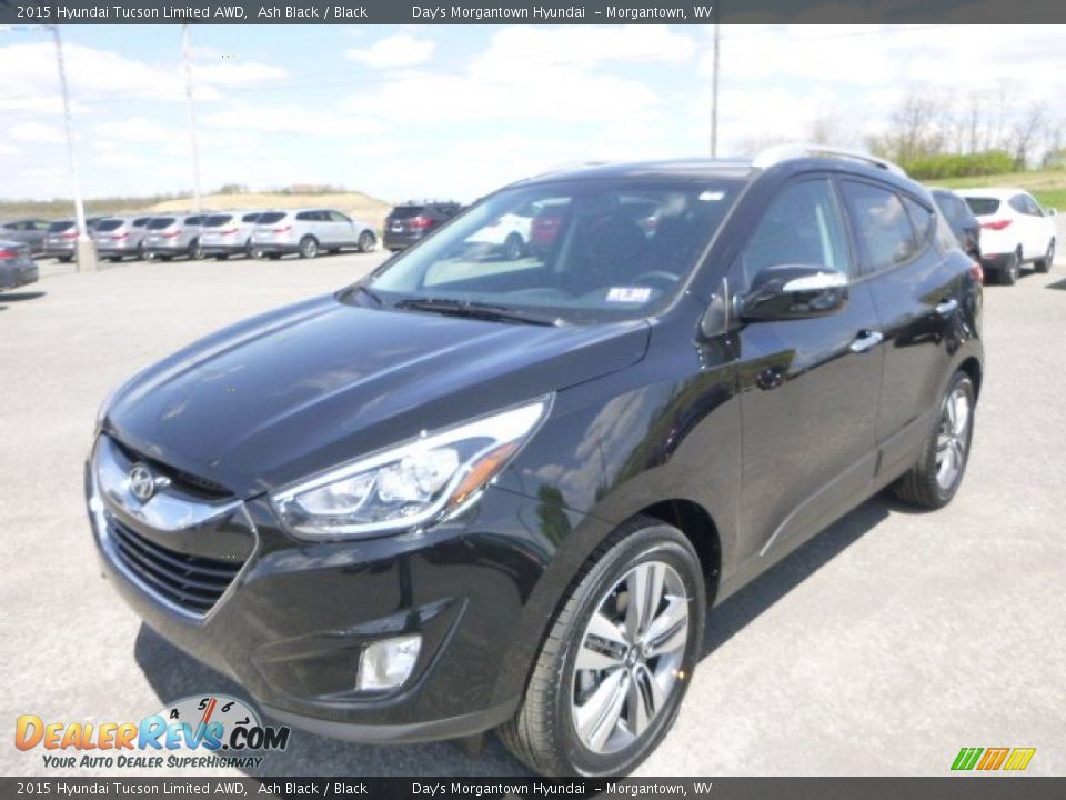 2015 Hyundai Tucson Limited AWD Ash Black / Black Photo #8