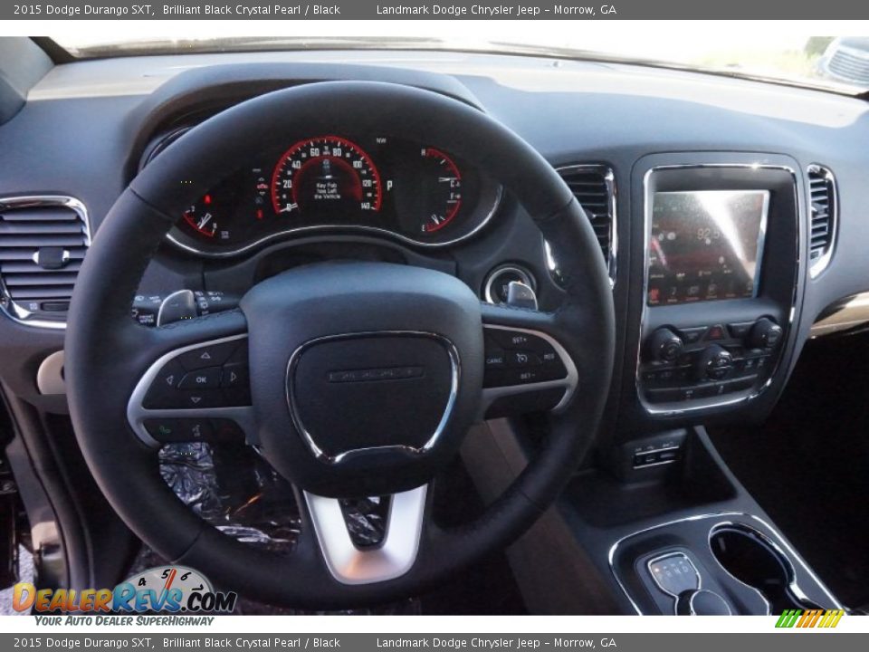 2015 Dodge Durango SXT Brilliant Black Crystal Pearl / Black Photo #7
