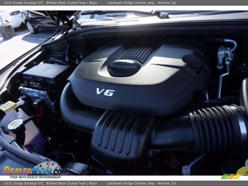 2015 Dodge Durango SXT Brilliant Black Crystal Pearl / Black Photo #8