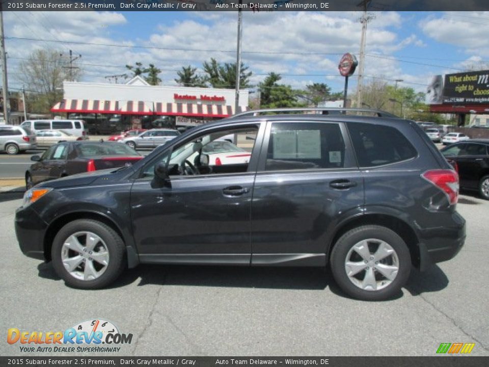 2015 Subaru Forester 2.5i Premium Dark Gray Metallic / Gray Photo #3