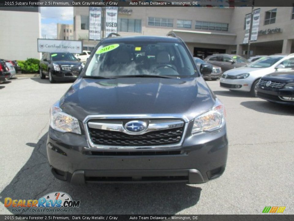 2015 Subaru Forester 2.5i Premium Dark Gray Metallic / Gray Photo #9